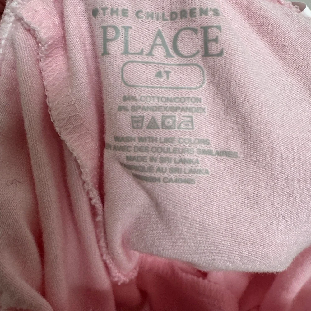 The Children's Place 4T Girls Light Pink Comfortable Stretch Leggings Pants